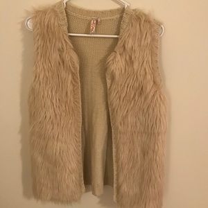 fur vest